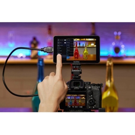 Видеомонитор Godox GM6S 5.5”4K HDMI накамерный - фото 10