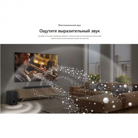 Саундбар LG S70TY 3.1.1 400Вт черный - фото 21