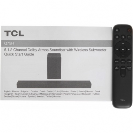 Саундбар TCL Q75H 5.1.2 620Вт черный - фото 15