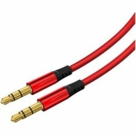 Кабель TFN AUX forza 1.0m red-black - фото 2