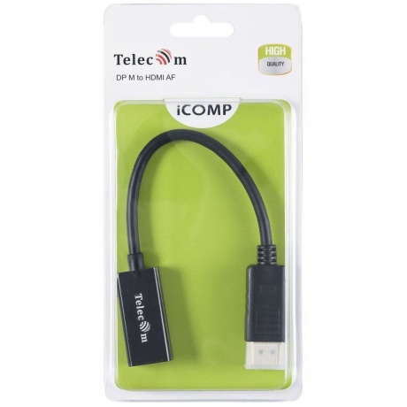 Переходник Telecom TA553 DisplayPort - HDMI-F 0.2m - фото 6