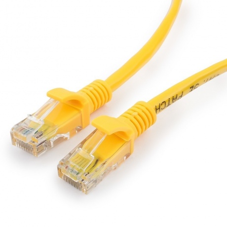 Патч-корд Cablexpert UTP PP12-0.25M/Y кат.5e, 0.25м  жёлтый (PP1...