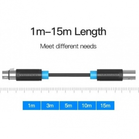 Кабель Vention аудио XLR M/XLR F - 1.5м - фото 3