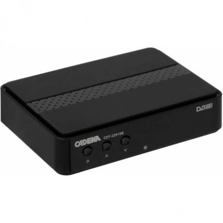 Ресивер DVB-T2 Cadena CDT-2291SB черный