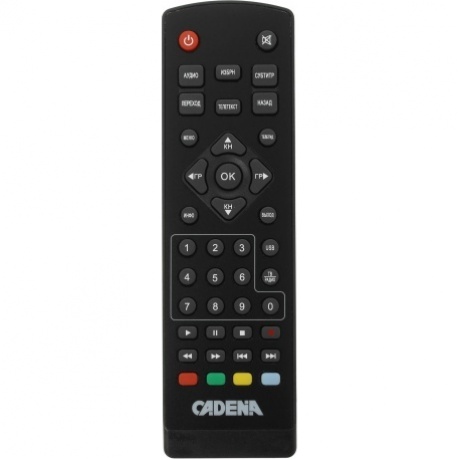 Ресивер DVB-T2 Cadena CDT-2291SB черный - фото 5