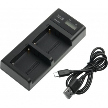 Зарядное устройство GreenBean DualCharger NPF-C - фото 4