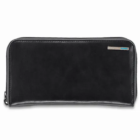 Кошелек женский Piquadro Blue Square PD1515B2R/N черный натур.ко...