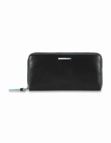 Кошелек женский Piquadro Blue Square PD3229B2/N черный натур.кож...