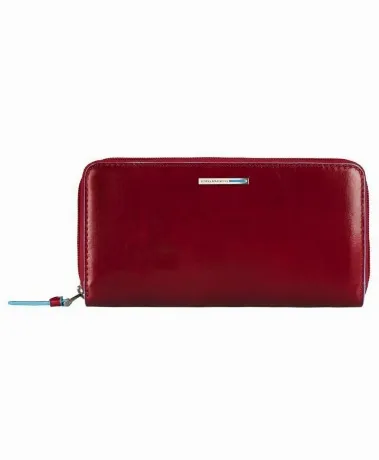 Кошелек женский Piquadro Blue Square PD3229B2/R красный натур.ко...