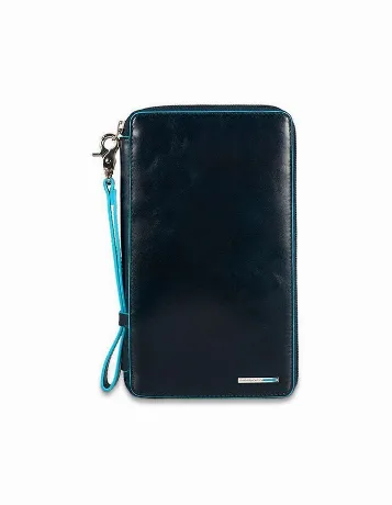 Мультипортмоне Piquadro Blue Square PP3246B2/BLU2 синий натур.ко...