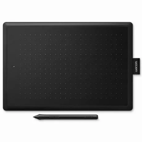 Графический планшет One by Wacom medium черный/красный (CTL-672-...