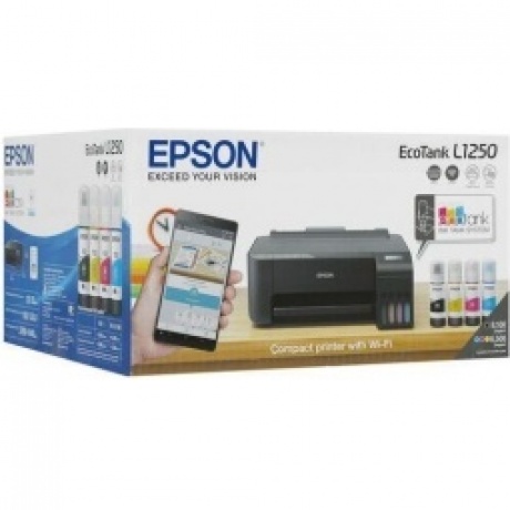 Принтер струйный Epson L1250 A4 WiFi - фото 11