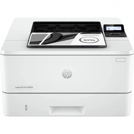 Принтер лазерный HP LaserJet Pro 4003N (2Z611A) A4 белый - фото 1