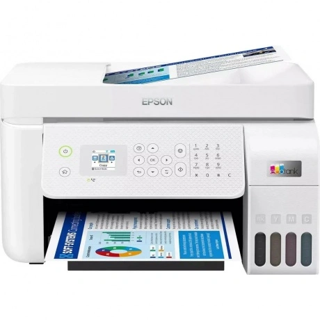 МФУ струйный Epson EcoTank L5296 (C11CJ65411) A4 WiFi белый