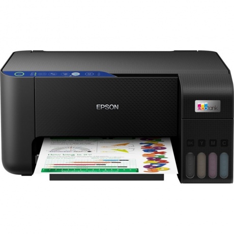 МФУ струйный Epson L3250 (C11CJ67508/503/418/405/408/412) A4 WiFi черный - фото 1