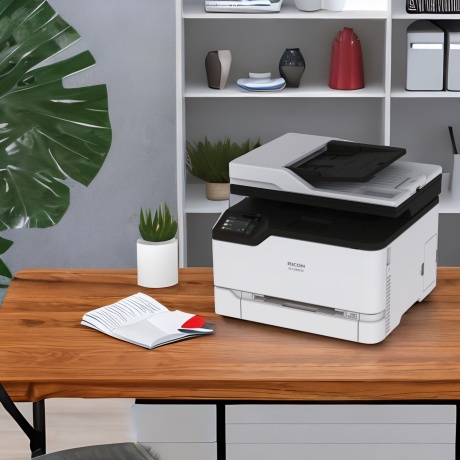 МФУ лазерный Ricoh M C240FW (408430) A4 WiFi белый - фото 7