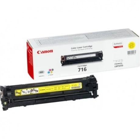 Картридж Canon 716Y (1977B002) для Canon LBP-5050, желтый