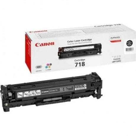 Картридж Canon 718BK (2662B002) для Canon LBP7200/MF8330/8350, ч...