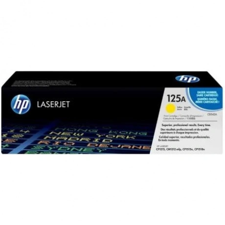 Картридж HP CB542A для HP CLJ CP1215/CP1515/CP1518, желтый