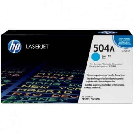 Картридж HP CE251A для HP CM3530/CP3525, голубой