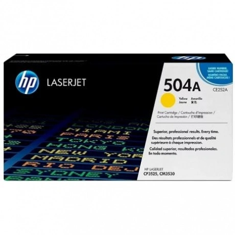Картридж HP CE252A для HP CM3530/CP3525, желтый
