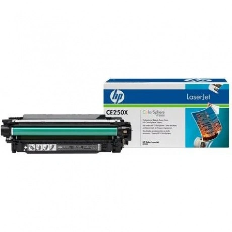 Картридж HP CE250X для HP CM3530/CP3525, черный