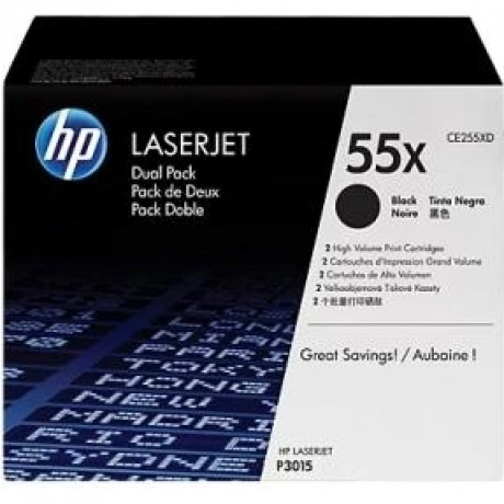 Картридж HP CE255XD для HP LJ P3015d/P3015dn/P3015n/P3015x, черн...
