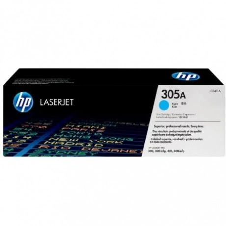 Картридж HP CE411A для HP CLJ M451, голубой