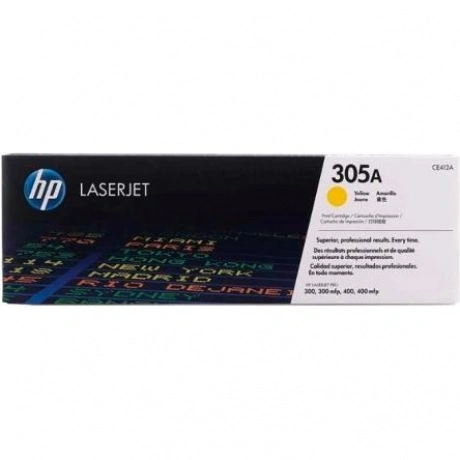 Картридж HP CE412A для HP CLJ M451, желтый