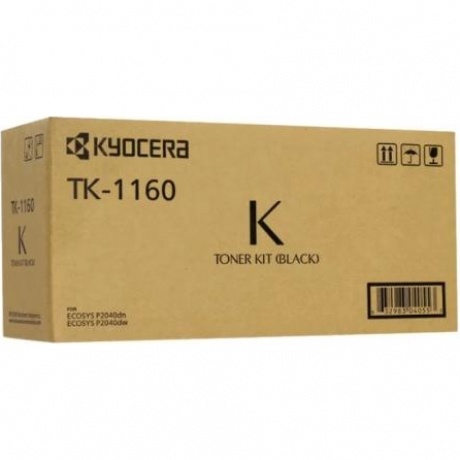 Картридж Kyocera TK-1160 для Kyocera P2040dn/P2040dw, черный - фото 1