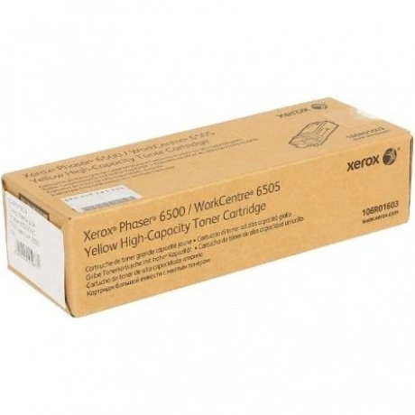 Картридж Xerox 106R01603 для Xerox Ph 6500/WC 6505, желтый