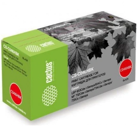 Картридж Cactus CS-C046HBK для Canon LBP 653Cdw/654Cx/MF732Cdw/7...