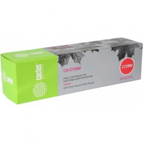 Картридж Cactus CS-C729M для Canon i-SENSYS LBP-7010C/ LBP-7018C...