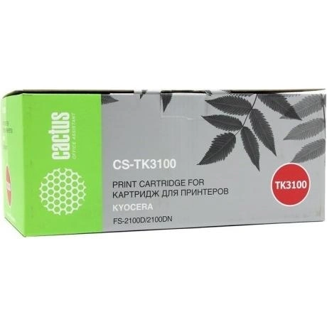 Картридж Cactus CS-TK3100 для Kyocera Ecosys FS-2100, черный