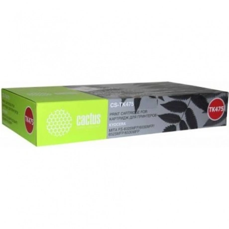 Картридж Cactus CS-TK475 для Kyocera FS-6025/B/6030, черный