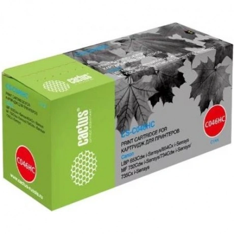 Картридж Cactus CS-C046HC для Canon LBP 653Cdw/654Cx/MF732Cdw/73...