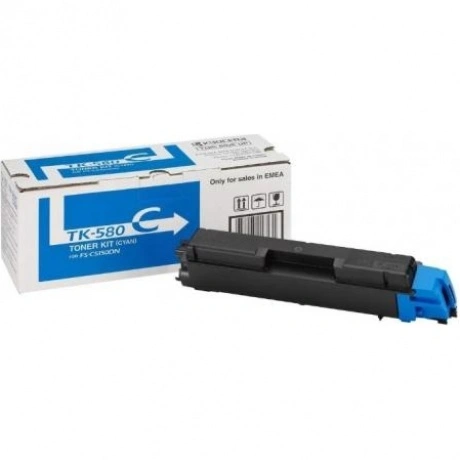 Картридж Kyocera TK-580C (1T02KTCNL0) для Kyocera FS-C5150DN, го...