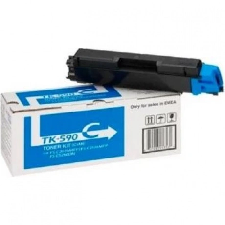 Картридж Kyocera TK-590C для Kyocera FSC2026/2126, голубой