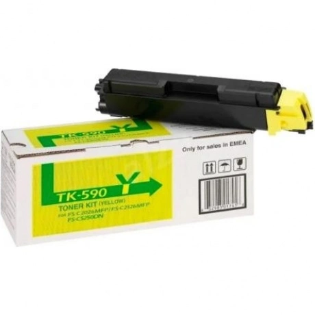 Картридж Kyocera TK-590Y для Kyocera FSC2026/2126, желтый