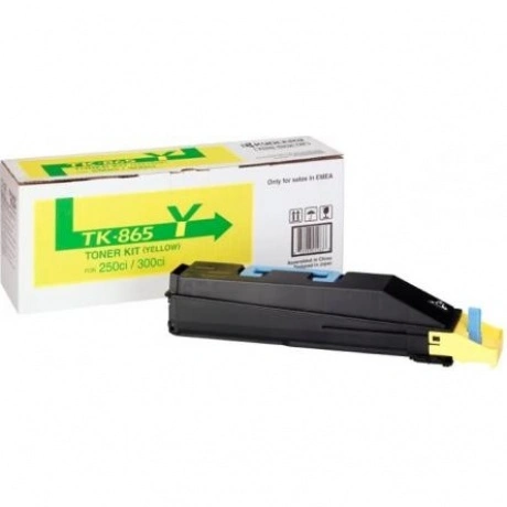 Картридж Kyocera TK-865Y для Kyocera TASKalfa 250ci/300ci, желты...