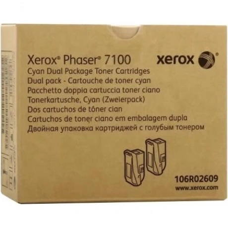 Картридж Xerox 106R02609 для Xerox Ph 7100, голубой
