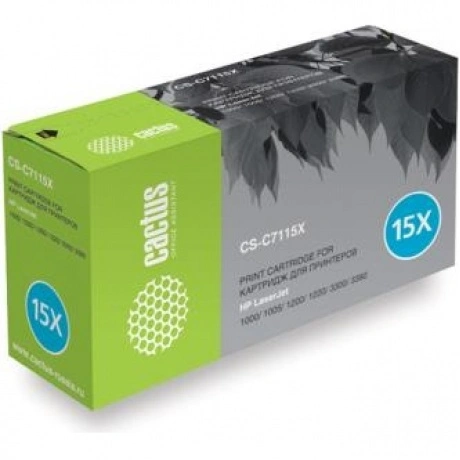 Картридж Cactus CS-C7115XS для HP LJ 1200/1220/1300/3300/3380, ч...