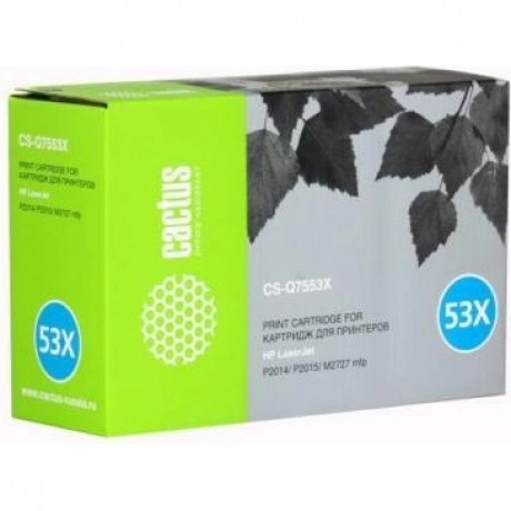 Картридж Cactus CS-Q7553X для HP Laser Jet P2014/P2015/M2727 mfp...