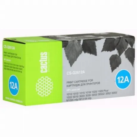 Картридж Cactus CS-Q2612A для HP LaserJet 1010/1012/1015/1018/10...