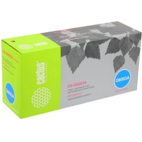 Картридж Cactus CS-Q6003A для HP CLJ 1600/2600N/M1015/M1017, пур...