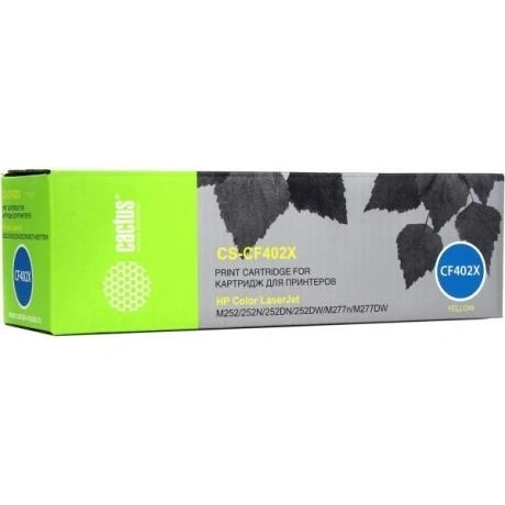 Картридж Cactus CS-CF402X для HP CLJ M252/252N/252DN/252DW/M277n...