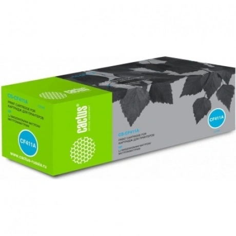 Картридж Cactus CS-CF411A для HP LJ M452DW/DN/NW, M477FDW/M477FD...