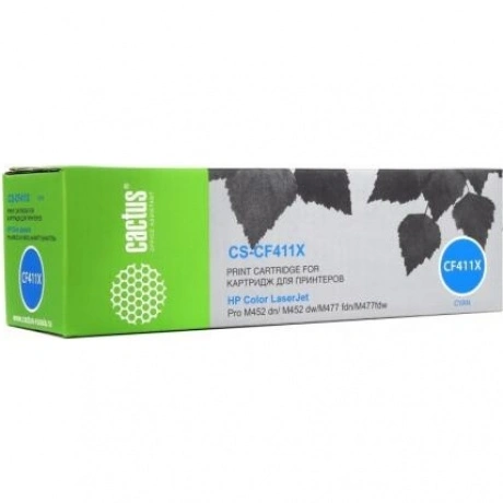 Картридж Cactus CS-CF411X для HP HP CLJ Pro M452dn/ M452dw/M477f...