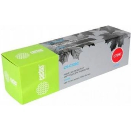 Картридж Cactus CS-C729C для Canon i-SENSYS LBP-7010C/ LBP-7018C...