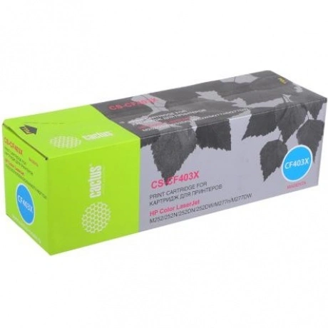 Картридж Cactus CS-CF403X для HP CLJ M252/252N/252DN/252DW/M277n...